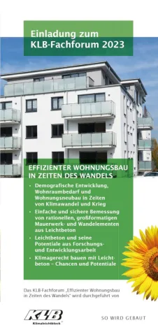 KLB-Fachforum wieder vor Ort Bild: KLB-Fachforum wieder vor Ort