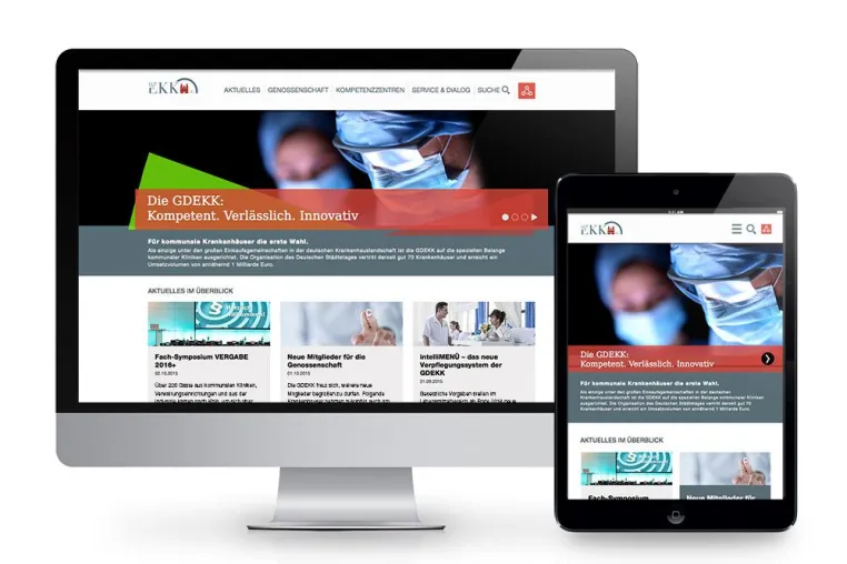 CGN Corporate entwickelt neuen Webauftritt für Krankenhaus-Einkaufsgemeinschaft Bild: CGN Corporate entwickelt neuen Webauftritt für Krankenhaus-Einkaufsgemeinschaft