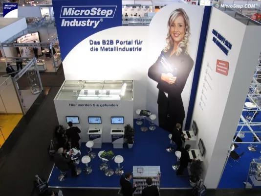 Bild: MicroStep Industry® präsentierte sich erfolgreich auf der Hannover Messe 2010