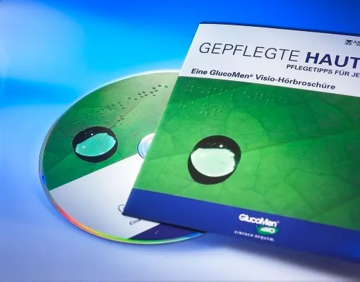 Fingerspitzengefühl für Hörbroschüren Bild: Fingerspitzengefühl für Hörbroschüren