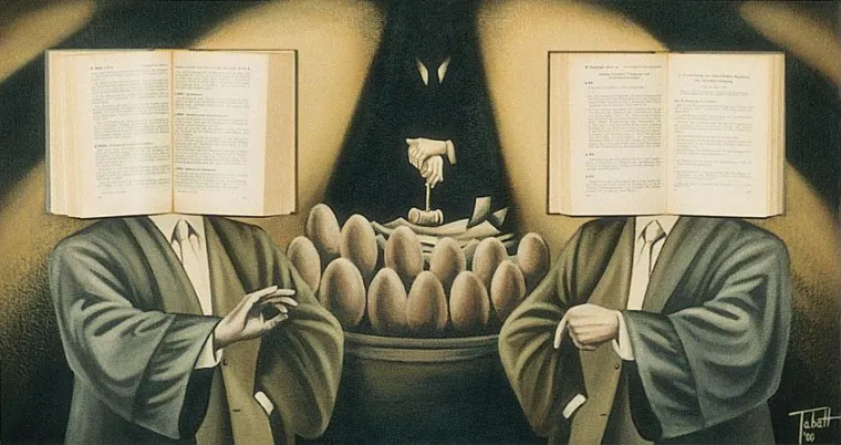 Bild: Ausstellung „Tabatt – IN MEDIAS RES“: Mittendrin im Labyrinth der Paragrafen