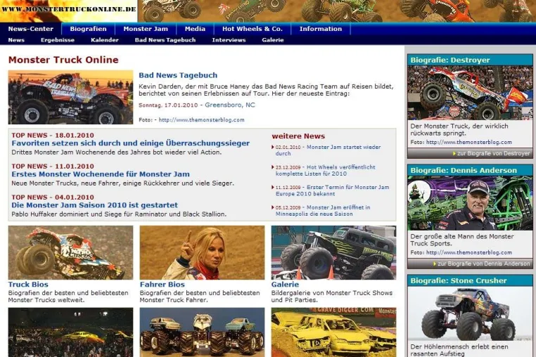 monstertruckonline.de – Ausbaustufe 2 zum Saisonstart abgeschlossen Bild: monstertruckonline.de – Ausbaustufe 2 zum Saisonstart abgeschlossen