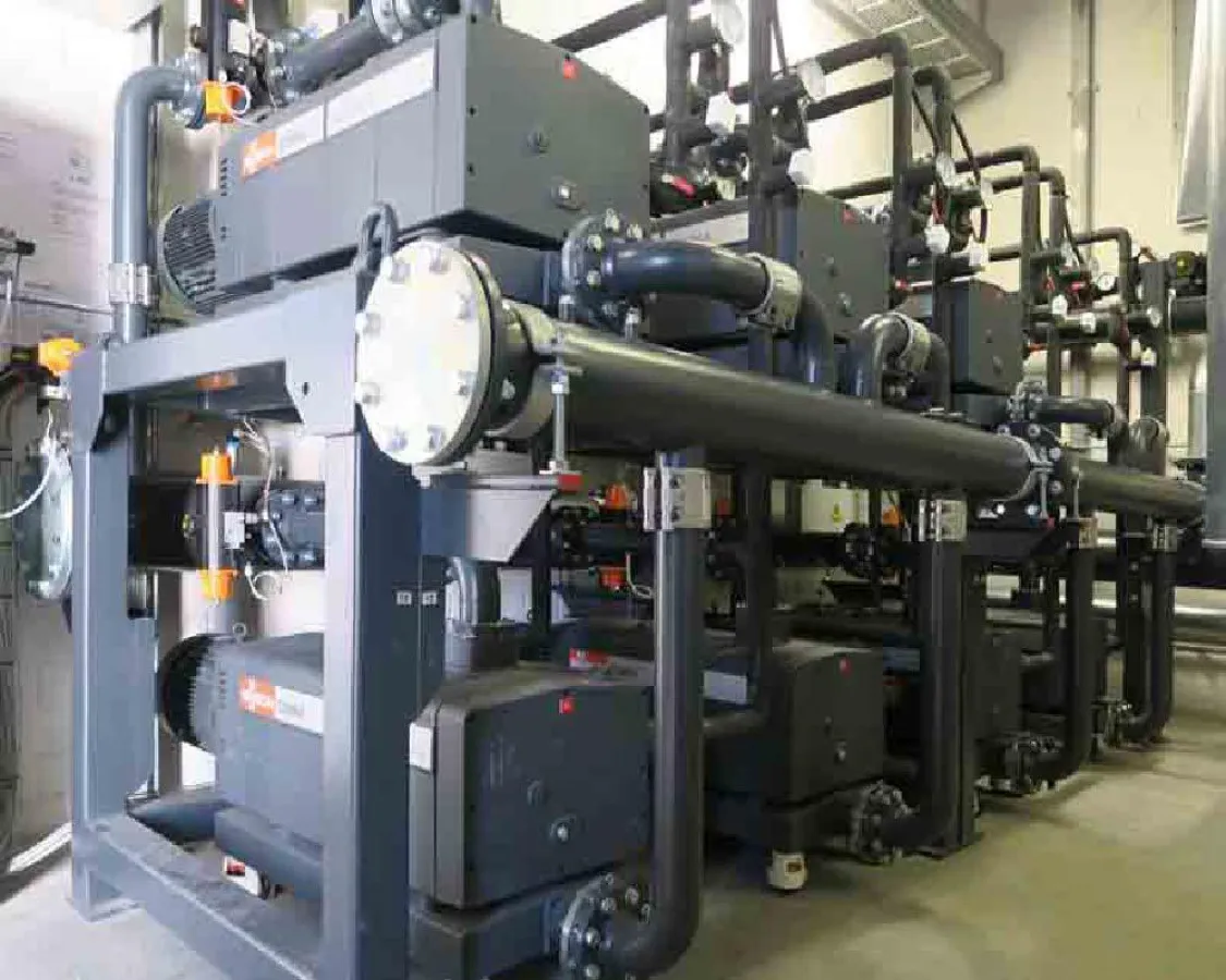 Zentrale Vakuumversorgung mit COBRA NX Schrauben-Vakuumpumpen als einzelne Vakuummodule