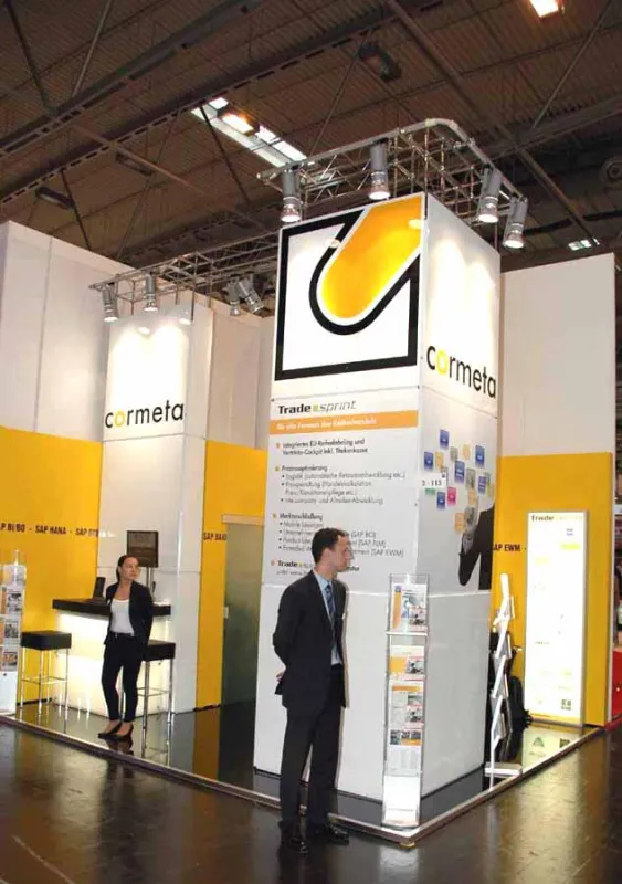 Zeigte SAP-Profil auf der REIFEN 2012: cormeta mit der SAP Branchensoftware Tradesprint