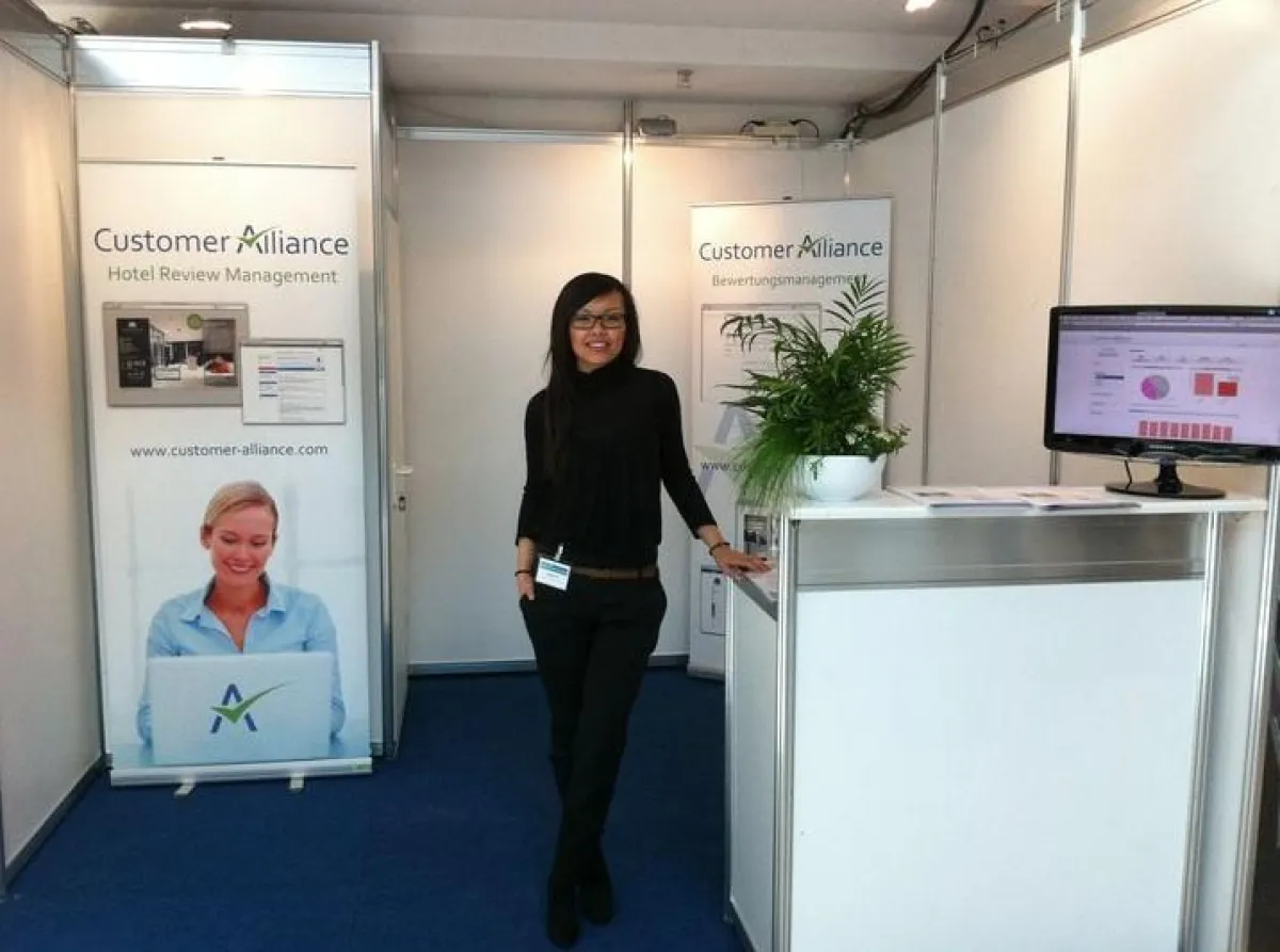 Messestand Customer Alliance