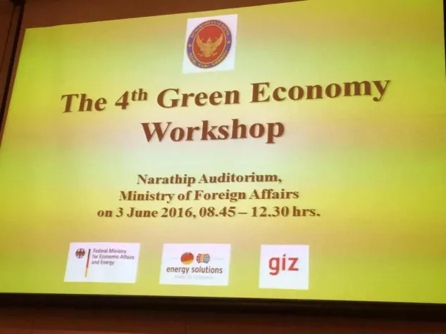 Thailand & Asean: "Green Economy Workshop" und das "Magdeburger Protokoll" Bild: Thailand & Asean: "Green Economy Workshop" und das "Magdeburger Protokoll"