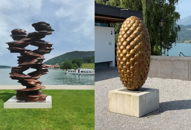 Bild: Kunst am See: Tony Cragg Skulpturen als Preview der Tegernsee Art Masters 2026