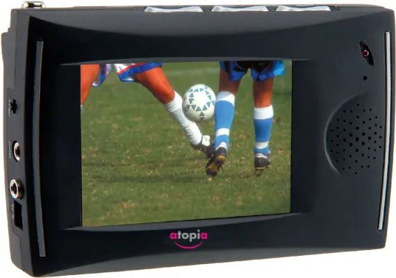 Bild: NTP im mobilen Fußball-Fieber: Der Atopia 3,5 AT-TV-3.5D DVB-T-Empfänger verpasst auch unterwegs kein Tor