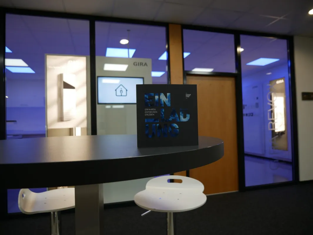 Der Gira Revox Showroom von SYS.TEC in Holzgerlingen