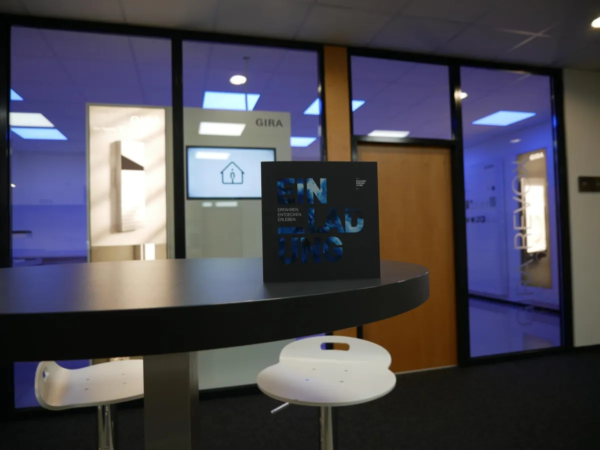 Der Gira Revox Showroom von SYS.TEC in Holzgerlingen