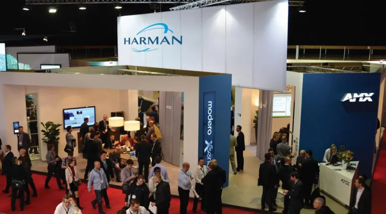 Bild: Erlebniswelt von HARMAN Professional Solutions auf der ISE 2016