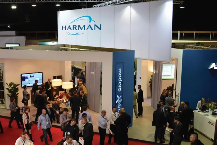 Erlebniswelt von HARMAN Professional Solutions auf der ISE 2016 Bild: Erlebniswelt von HARMAN Professional Solutions auf der ISE 2016