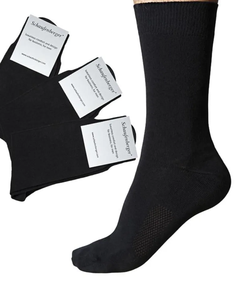 Business-Herrensocken von Schaufenberger:  Keine Schweißbildung, keine sichtbaren Aufdrucke