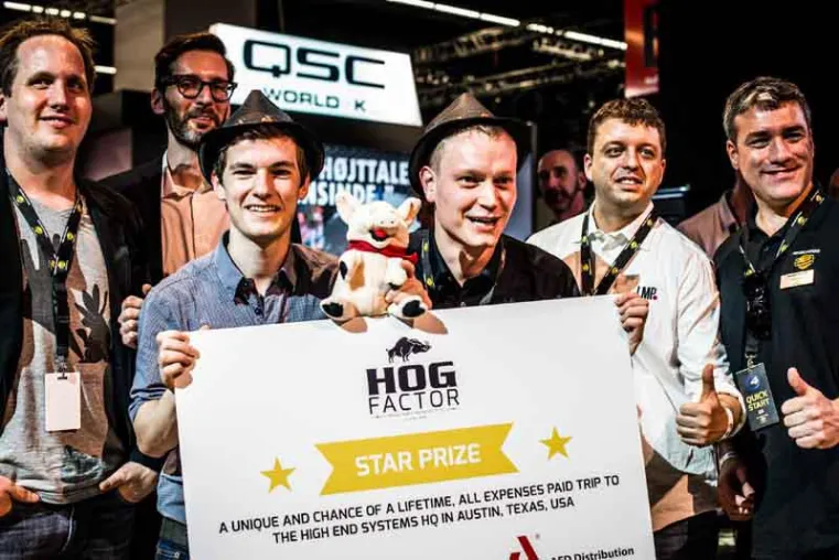 Bild: Erfolgreiches Hog Factor – Grand Finale auf der Prolight + Sound