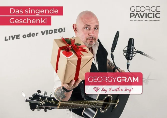 GeorgyGram - "Das singende Geschenk" oder "Das singende Telegramm" Bild: GeorgyGram - "Das singende Geschenk" oder "Das singende Telegramm"