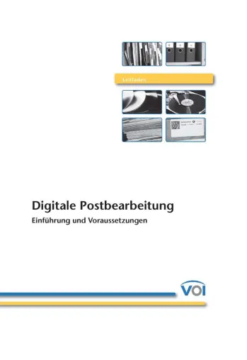 Bild: Ab sofort beim VOI erhältlich: Neues Expertenbuch zur digitalen Postbearbeitung