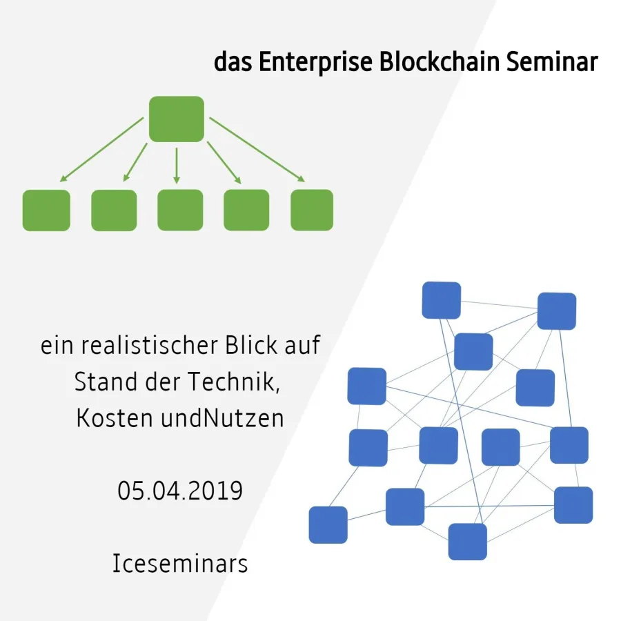 Das Enterprise Blockchain Seminar 04 2019