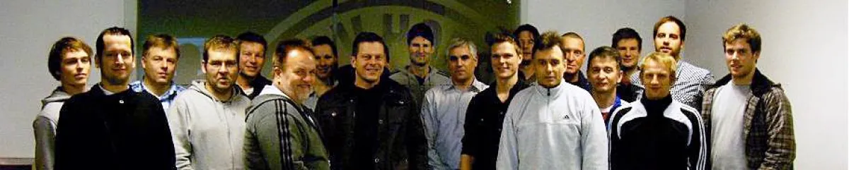 Teilnehmer der Easy2Coach Schulung beim FC Holstein-Kiel im Januar 2011