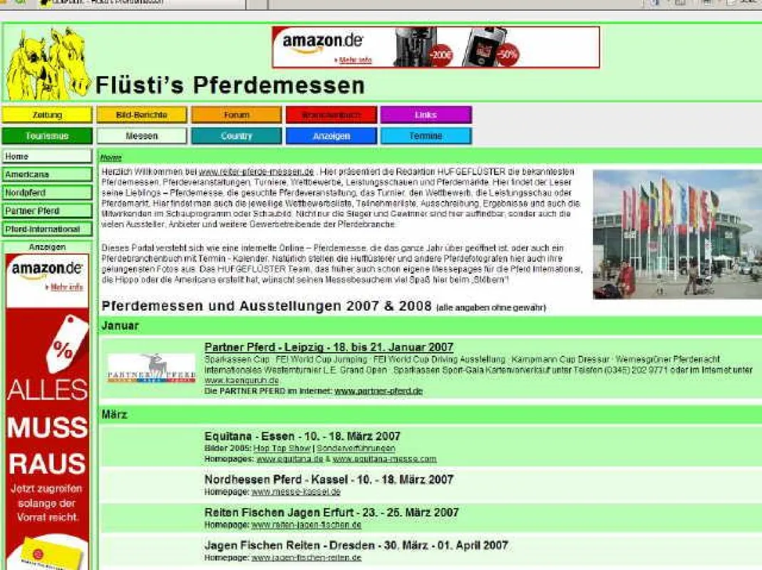 Alle Pferdemessen auf einen Blick!