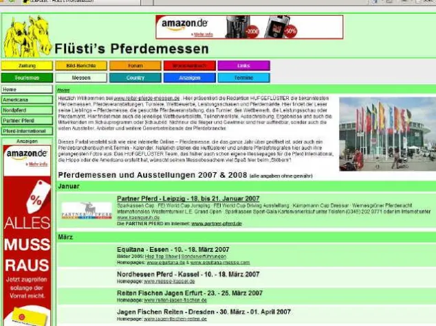 Flüstis Pferdemessen, das überregionale Pferdemesse - Portal Bild: Flüstis Pferdemessen, das überregionale Pferdemesse - Portal