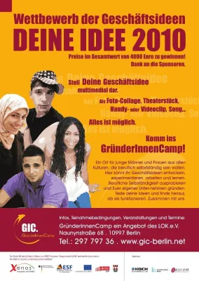Deine Idee 2010 –multimedialer Gründungsideenwettbewerb geht in die Endrunde Bild: Deine Idee 2010 –multimedialer Gründungsideenwettbewerb geht in die Endrunde
