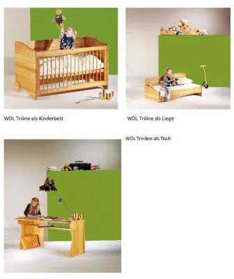 Bild: Kindermöbel die mitwachsen – vom Kindergarten ins Schulalter mit Umbaumöbeln aus FSC-Massivholz