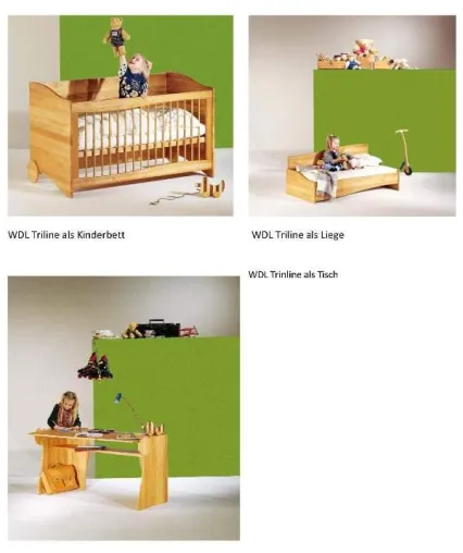 Bild: Kindermöbel die mitwachsen – vom Kindergarten ins Schulalter mit Umbaumöbeln aus FSC-Massivholz