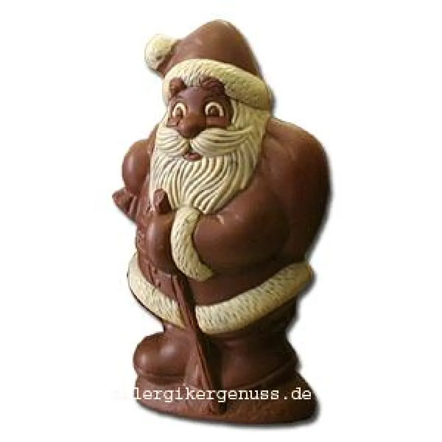 Weihnachtsmann aus laktosefreier Schafmilchshokolade - 32 cm hoch und 600 gr. schwer