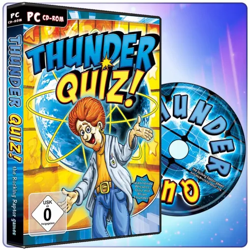 Bild: the Rocking Raptor games kündigt die Veröffentlichung von „Thunder Quiz“ (PC CD-Rom) für März 2017 an