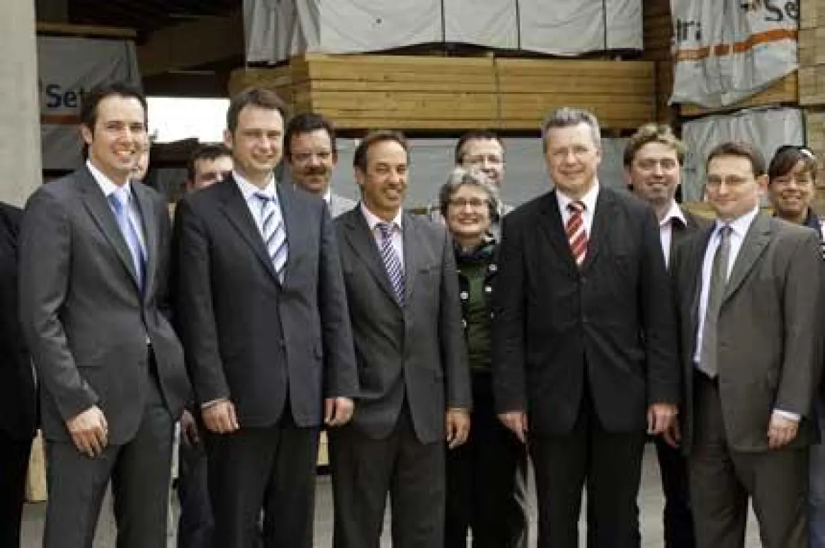 Markus Ferber, MdEP und OB Kunz als Gast bei der Scheiffele-Schmiederer KG