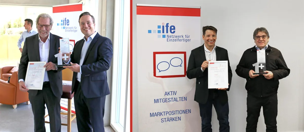 ife-Award-Gewinner 2020, (li) Bornemann Gewindetechnik GmbH & Co. KG & (re) ATS System GmbH