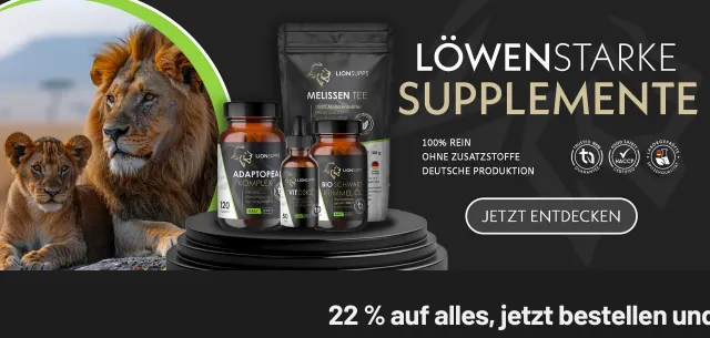 Bild: Lion Supps Gutscheincode: RABATT10