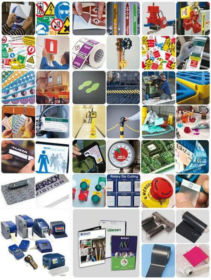 Über 33.500 Brady-Artikeln vom Brady-Distributor MAKRO IDENT