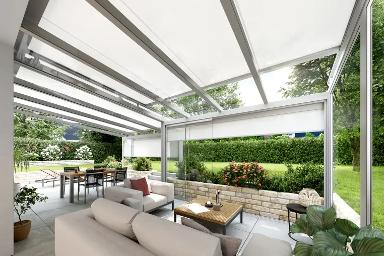 Markisen schützen Terrassendächer und Wintergärten vor Sonne Bild: Markisen schützen Terrassendächer und Wintergärten vor Sonne