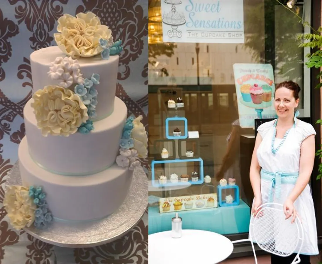 Immer eine ausgefallene Idee voraus: Torten-Designerin Michaela Feudtner aus Wiesbaden.