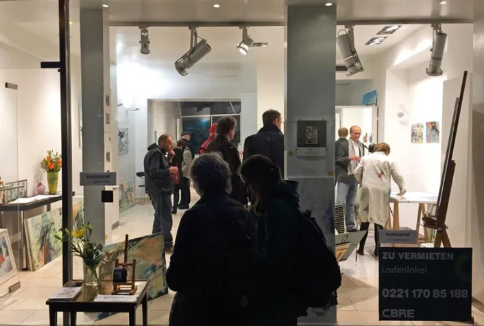 Bild: Kunst-Schaufenster statt Leerstand