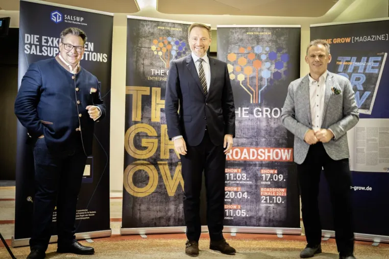 Christian Lindner und Georg Kofler gaben sich die Ehre: THE GROW Entrepreneurs Lunch Bild: Christian Lindner und Georg Kofler gaben sich die Ehre: THE GROW Entrepreneurs Lunch