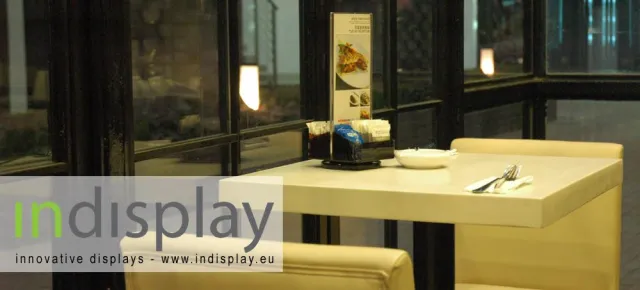 Bild: Neuentwicklung und Vermarktung von "INSPIN" - der drehbare Tischaufsteller