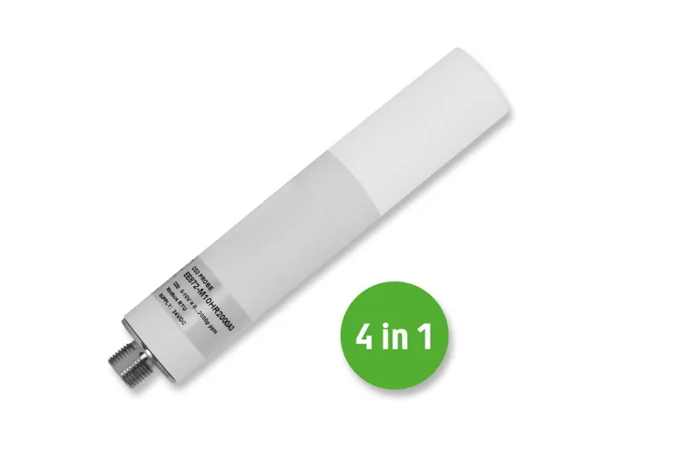 4-in-1 Messfühler misst CO2, Feuchte, Temperatur und Druck Bild: 4-in-1 Messfühler misst CO2, Feuchte, Temperatur und Druck
