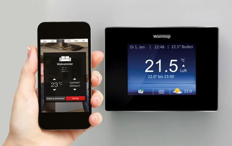 Bild: Produkteinführung des neuen Warmup® 4iE™ Smart Thermostat
