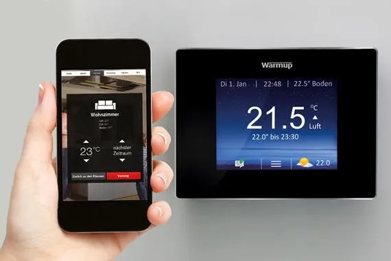 Bild: Produkteinführung des neuen Warmup® 4iE™ Smart Thermostat