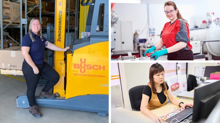 Die Busch Group feiert den Weltfrauentag Bild: Die Busch Group feiert den Weltfrauentag