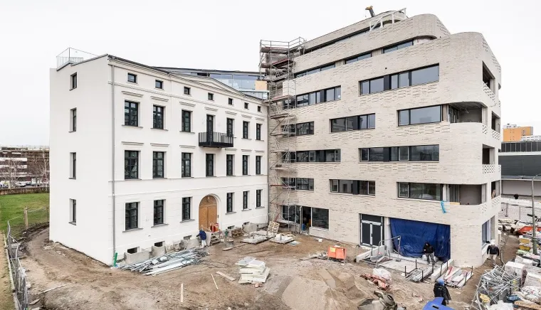 Bild: NeuHouse kurz vor der Fertigstellung