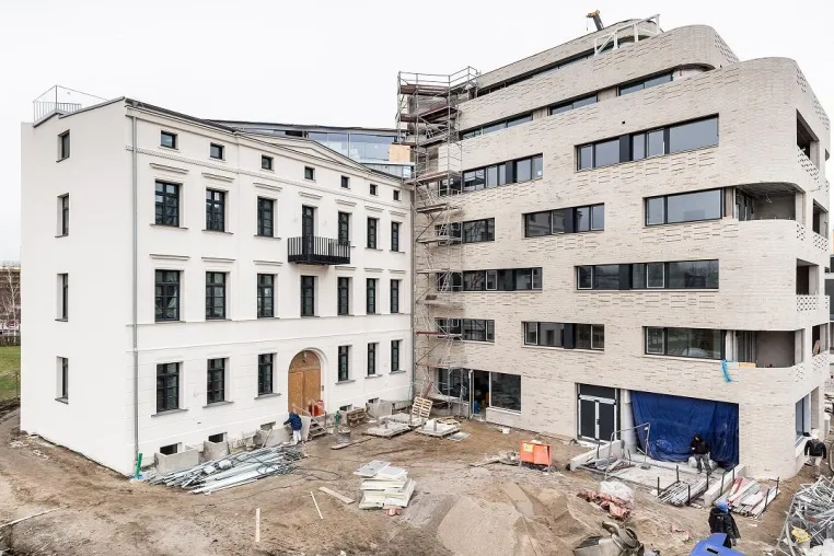 Bild: NeuHouse kurz vor der Fertigstellung