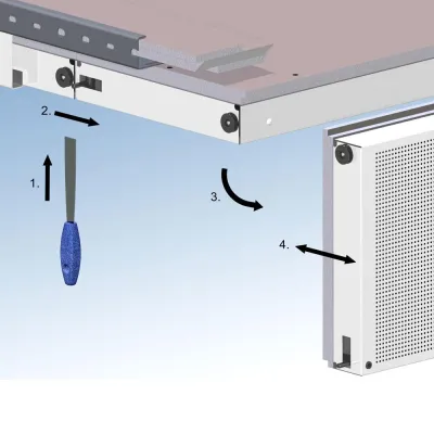 Innovative Wandanschlüsse für F30 Brandschutzdecken Bild: Innovative Wandanschlüsse für F30 Brandschutzdecken