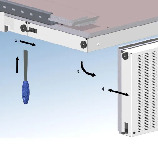 Bild: Innovative Wandanschlüsse für F30 Brandschutzdecken