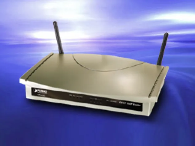 Bild: Planet VIP-462DG - DECT fähiger VoIP Router - kostengünstig über das Internet oder Festnetz telefonieren