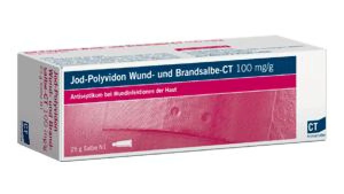 Für die zuverlässige Wundversorgung: Jod-Polyvidon Wund- und Brandsalbe-CT