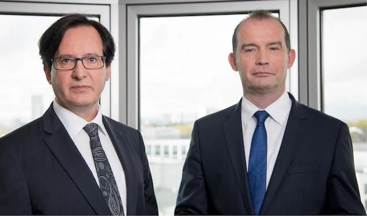 Paul Hüttig und Ditmar Rompf (v.l.), Vorstände der Hüttig & Rompf  AG  ? Foto:  Hüttig & Rompf AG