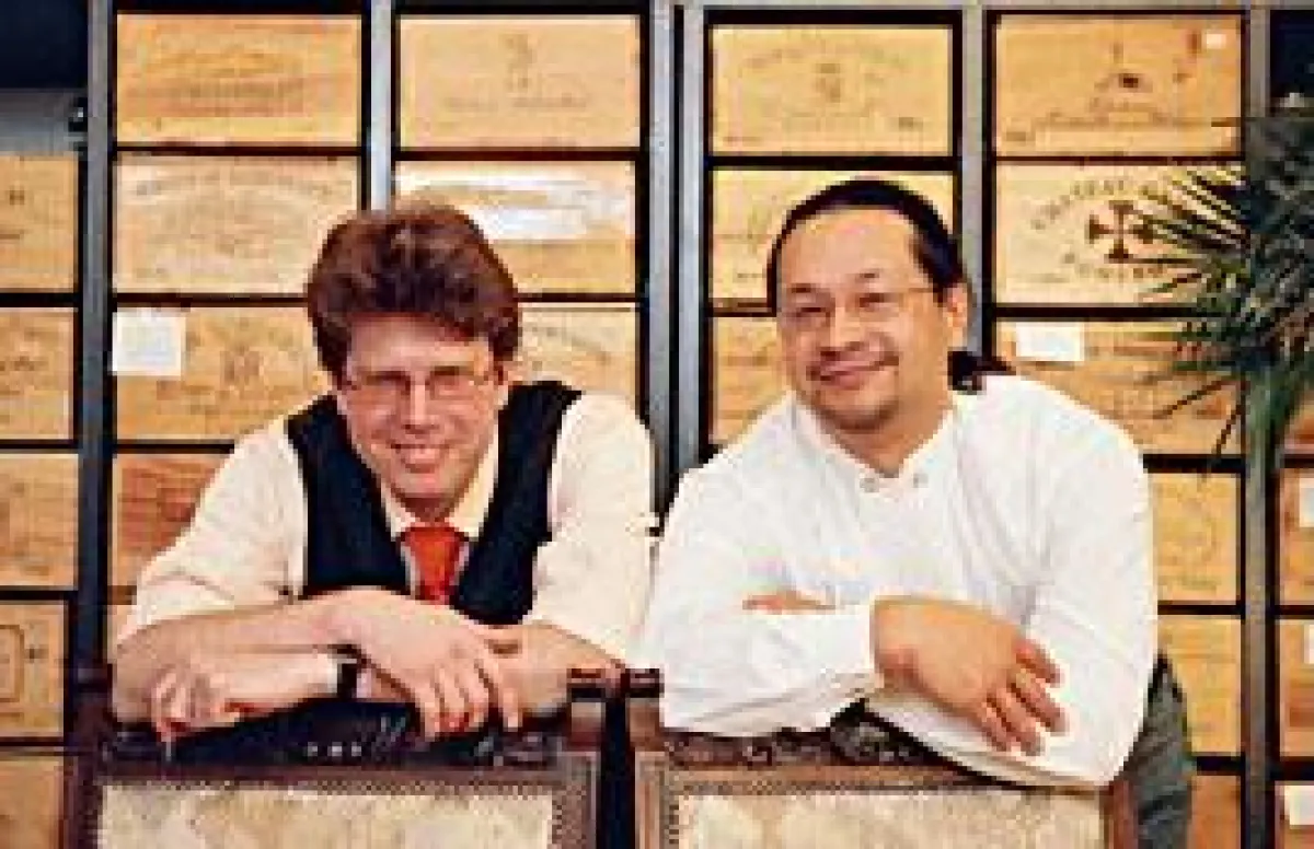 Blicken optimistisch auf 2011 voraus: die Geschäftsführer der Munich Wine Company, Stefan Sedlmeyr (links) und Hans Friedrich.